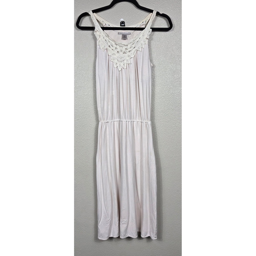 Victoria's Secret Modal Lace Maxi Lounge Dress Nightgown Size S
